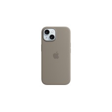 Apple Silikon Case mit MagSafe, Handyhülle(braun, iPhone 15)