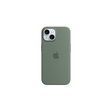 Apple Silikon Case mit MagSafe, Handyhülle(dunkelgrün, iPhone 15)