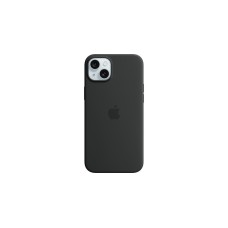 Apple Silikon Case mit MagSafe, Handyhülle(schwarz, iPhone 15 Plus)