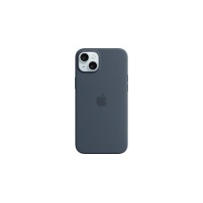 Apple Silikon Case mit MagSafe, Handyhülle(dunkelblau, iPhone 15 Plus)