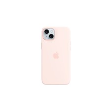 Apple Silikon Case mit MagSafe, Handyhülle(hellrosa, iPhone 15 Plus)