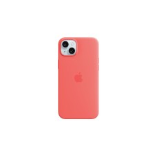 Apple Silikon Case mit MagSafe, Handyhülle(hellrot, iPhone 15 Plus)