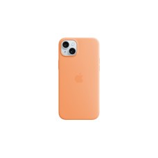 Apple Silikon Case mit MagSafe, Handyhülle(hellorange, iPhone 15 Plus)