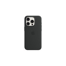 Apple Silikon Case mit MagSafe, Handyhülle(schwarz, iPhone 15 Pro)