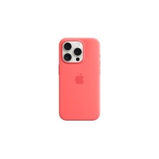 Apple Silikon Case mit MagSafe, Handyhülle(hellrot, iPhone 15 Pro)