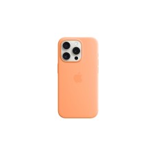 Apple Silikon Case mit MagSafe, Handyhülle(hellorange, iPhone 15 Pro)