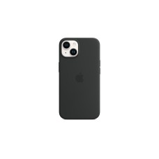 Apple Silikon Case mit MagSafe, Handyhülle(schwarz, Mitternacht, iPhone 14)