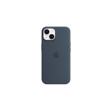 Apple Silikon Case mit MagSafe, Handyhülle(blaugrau, Sturmblau, iPhone 14)