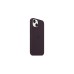 Apple Silikon Case mit MagSafe, Handyhülle(dunkelviolett, Holunder, iPhone 14)