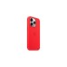 Apple Silikon Case mit MagSafe, Handyhülle(rot, (PRODUCT)RED, iPhone 14 Pro)