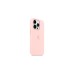 Apple Silikon Case mit MagSafe, Handyhülle(rosa, Kalkrosa, iPhone 14 Pro)