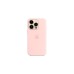 Apple Silikon Case mit MagSafe, Handyhülle(rosa, Kalkrosa, iPhone 14 Pro)