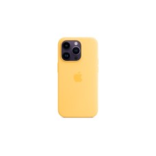 Apple Silikon Case mit MagSafe, Handyhülle(gelb, Sonnenlicht, iPhone 14 Pro)