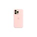 Apple Silikon Case mit MagSafe, Handyhülle(rosa, Kalkrosa, iPhone 14 Pro Max)