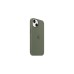Apple Silikon Case mit MagSafe, Handyhülle(olivgrün, Olive, iPhone 14)