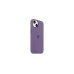 Apple Silikon Case mit MagSafe, Handyhülle(hellviolett, Iris, iPhone 14)