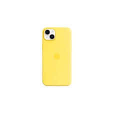Apple Silikon Case mit MagSafe, Handyhülle(gelb, Kanariengelb, iPhone 14 Plus)