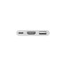 USB-A + USB-C + HDMI-Buchse, USB-Hub(weiß)