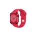 Apple Watch Series 8, Smartwatch(rot, 41 mm, Sportarmband, Aluminium-Gehäuse, LTE)