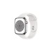 Apple Watch Series 8, Smartwatch(silber, 45 mm, Sportarmband, Edelstahl-Gehäuse, LTE, Outlet)