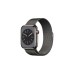 Apple Watch Series 8, Smartwatch(graphit, 41 mm, Milanaise Armband, Edelstahl-Gehäuse, LTE)