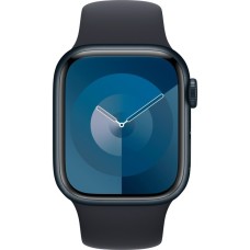 Apple Watch Series 9, Smartwatch(dunkelblau/dunkelblau, Aluminium, 41 mm, Sportarmband, Cellular)