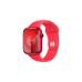 Apple Watch Series 9, Smartwatch(rot/rot, Aluminium, 45 mm, Sportarmband)