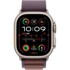 Apple Watch Ultra 2, Smartwatch(dunkelblaugrau, 49 mm, Alpine Loop, Titangehäuse, Cellular)