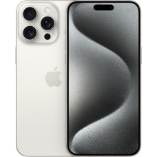 Apple iPhone 15 Pro Max 256GB, Handy(Titan Weiß, iOS, NON DEP)