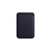 Apple iPhone Leder Wallet mit MagSafe, Schutzhülle(dunkelblau, Tinte)