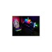 Arozzi Arena Gaming-Tisch, Pure Black(schwarz, vollflächiges Mikrofaser-Mauspad)