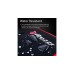 Arozzi Arena Gaming-Tisch, Pure Black(schwarz, vollflächiges Mikrofaser-Mauspad)