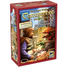 Asmodee Carcassonne - Händler und Baumeister, Brettspiel(2. Erweiterung)