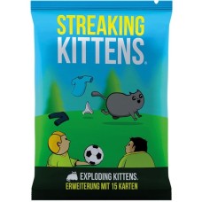 Asmodee Exploding Kittens - Streaking Kitten, Kartenspiel