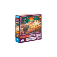 Asmodee Puzzle Exploding Kittens - Cats Playing Chess(1000 Teile)