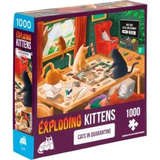 Asmodee Puzzle Exploding Kittens - Cats in Quarantine(1000 Teile)