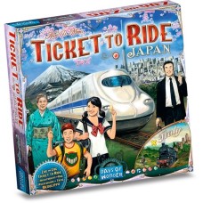 Asmodee Zug um Zug: Japan & Italien, Brettspiel(Map Collection 7)