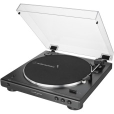 Audio-Technica AT-LP60XBTBK, Plattenspieler(schwarz, Bluetooth, Integrierter Phono-Vorverstärker)