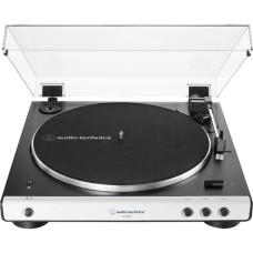 Audio-Technica AT-LP60XBTWH, Plattenspieler(weiß, Bluetooth)