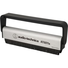 Audio-Technica Antistatische Schallplattenbürste AT6011a, Reinigungsbürste(schwarz/silber)