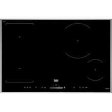 BEKO HII 84500 FHTX, Autarkes Kochfeld(schwarz/silber, 80 cm)