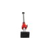 BESSEY Decken-und Montagestütze STE250(silber/rot, 1.450mm - 2.500mm, mit Pumpgriff)