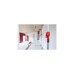BESSEY Decken-und Montagestütze STE250(silber/rot, 1.450mm - 2.500mm, mit Pumpgriff)