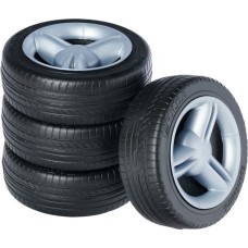 BIG Fulda Whisper-Wheels, Räder-Set(schwarz)