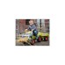 BIG Traktor CLAAS Celtis mit Anhänger , Kinderfahrzeug(hellgrün)