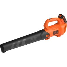 BLACK+DECKER Akku-Axial-Gebläse BCBL200L-QW, 18Volt, Laubgebläse(orange/schwarz, Li-Ionen Akku 2,0Ah)