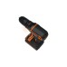 BLACK+DECKER Akku-Bohrschrauber BDCDC18BAFC, 18Volt(schwarz/orange, 2x Li-Ionen Akku (1,5Ah), 80-tlg. Zubehör-Set)