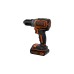 BLACK+DECKER Akku-Bohrschrauber BL186K, 18Volt(schwarz/orange, Li-Ionen Akku 1,5Ah, Koffer)