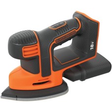BLACK+DECKER Akku-Dreieckschleifer Mouse BDCDS18N, 18Volt, Deltaschleifer(orange/schwarz, ohne Akku und Ladegerät)