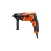 BLACK+DECKER Bohrhammer BEHS01K-QS(schwarz/orange, 650 Watt, Koffer)